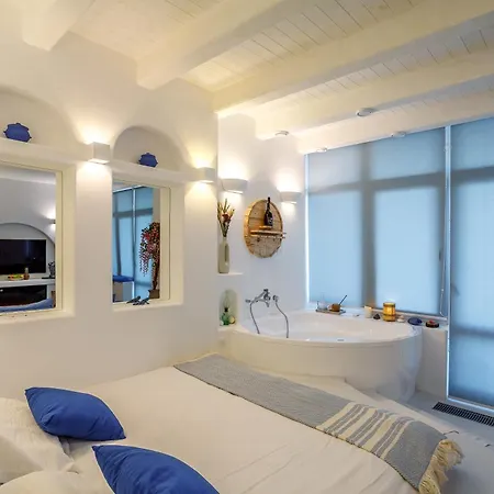 Anna Maria Santorini - Greek & Large Sea Terrace Arcadia アパート *