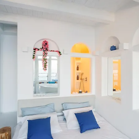 アパート Anna Maria Santorini - Greek & Large Sea Terrace Arcadia オデッサ