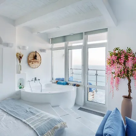 アパート Anna Maria Santorini - Greek & Large Sea Terrace Arcadia *