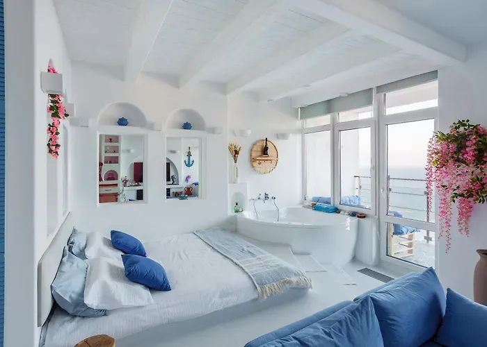 Apartman Anna Maria Santorini - Greek & Large Sea Terrace Arcadia