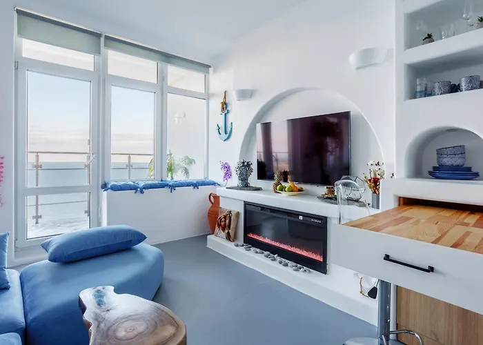 Apartman Anna Maria Santorini - Greek & Large Sea Terrace Arcadia Odessza