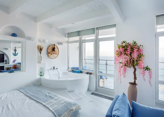 Apartamento Anna Maria Santorini - Greek & Large Sea Terrace Arcadia *